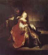 Esther Preparing to Intercede with Abasuerus Rembrandt